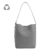 Celine Gray Nylon Shoulder Bag