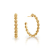 Berry Icon Medium Hoop Earrings - Gold