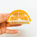 Citrus Slice Hand Painted Eco-Friendly Claw Clip