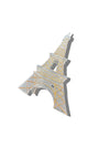 Hand-painted Eiffel Tower Paris Claw Hair Clip