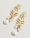 Jane Pearl Flower Earrings Pearl