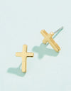 Cross Stud Earrings