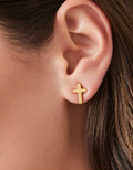 Cross Stud Earrings