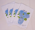 Limited Edition Hydrangeas Hummingbirds Flour Sack Napkins