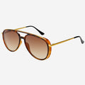 Fulton Unisex Aviator Sunglasses - Tortoise