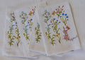 Limited Edition Watercolor Garden Party Flour Sack Napkins