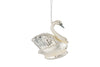 Glass Swan Ornament