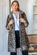 Vegan Leopard Coat