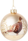 Pheasant Gold Leaf Ornament