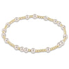 Hope Unwritten 4mm Bead Bracelet - Pearl