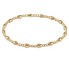 Harmony Sincerity Pattern 2mm Bead Bracelet - Gold