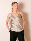 Acetate Cowl Neck Cami