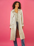 Satin Trench Coat