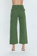 Sophia Wide Leg Utility Ankle Pant