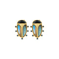 Scarab Clip Earrings