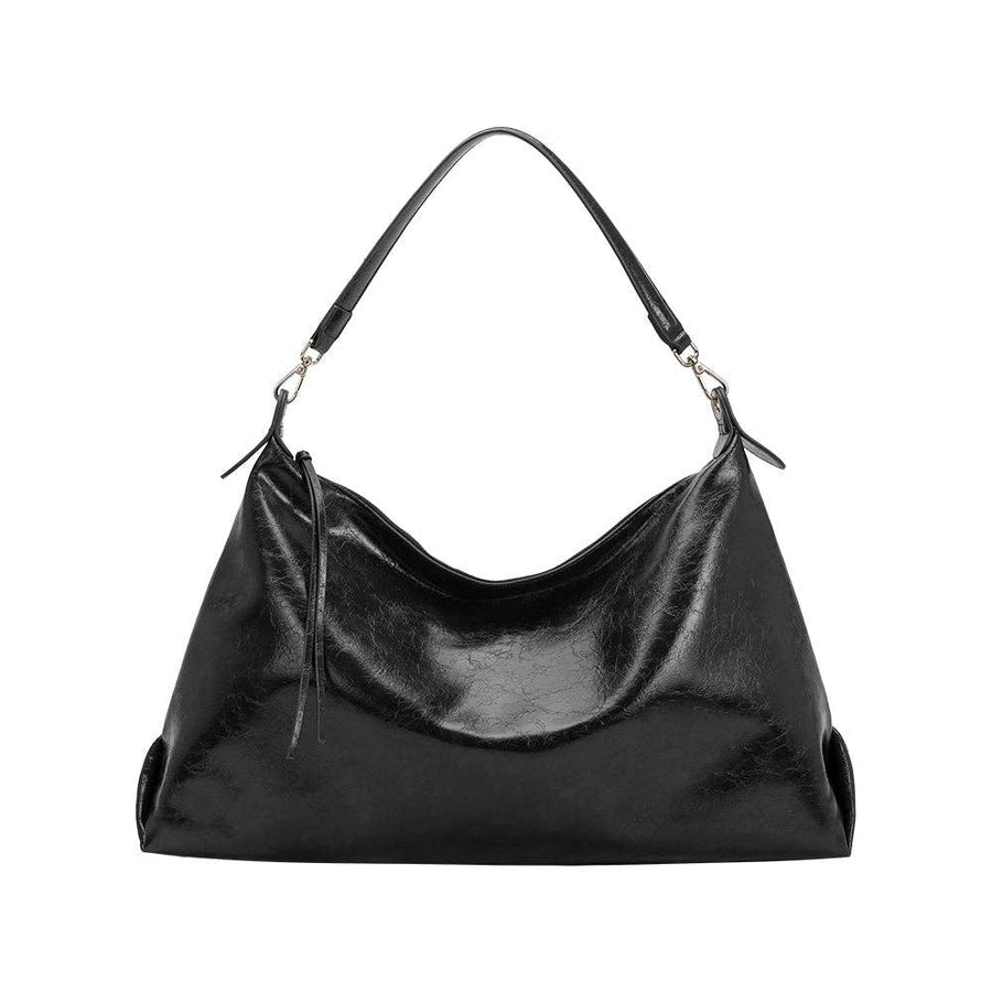 Charlie Black Recycled Vegan Shoulder Bag