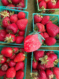 Hand-painted Strawberry Fruit Claw Hair Clip | Eco-Friendly