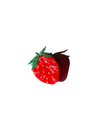 Hand-painted Strawberry Fruit Claw Hair Clip | Eco-Friendly