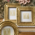 Beaded Texture Gold Photo Frame