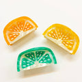 Citrus Slice Hand Painted Eco-Friendly Claw Clip