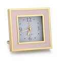 ENAMEL SQUARE ALARM CLOCK