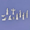 10 Piece Nativity Set with Pouch