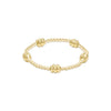 Admire Gold 3mm Bead Bracelet-Gold